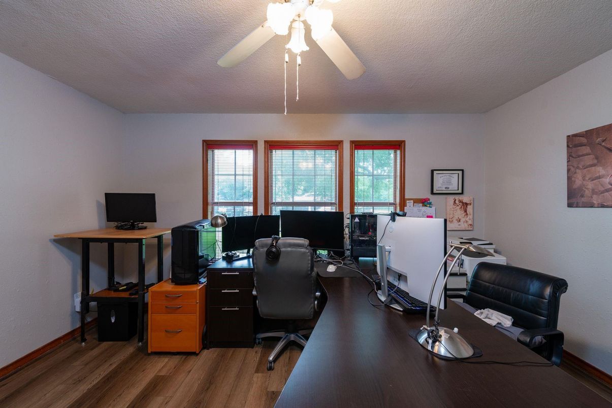 Home Office, Interior, Wood Texture Flooring