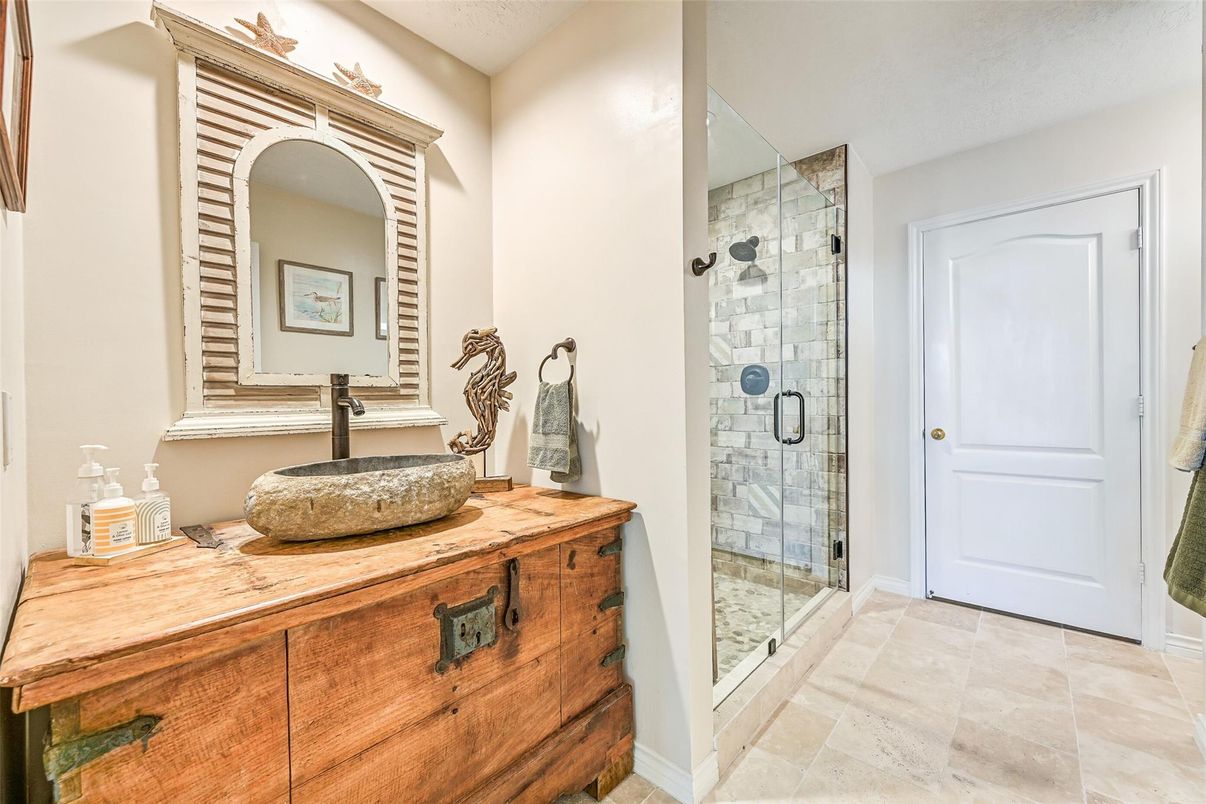 Bathroom, Glass Shower, Interior