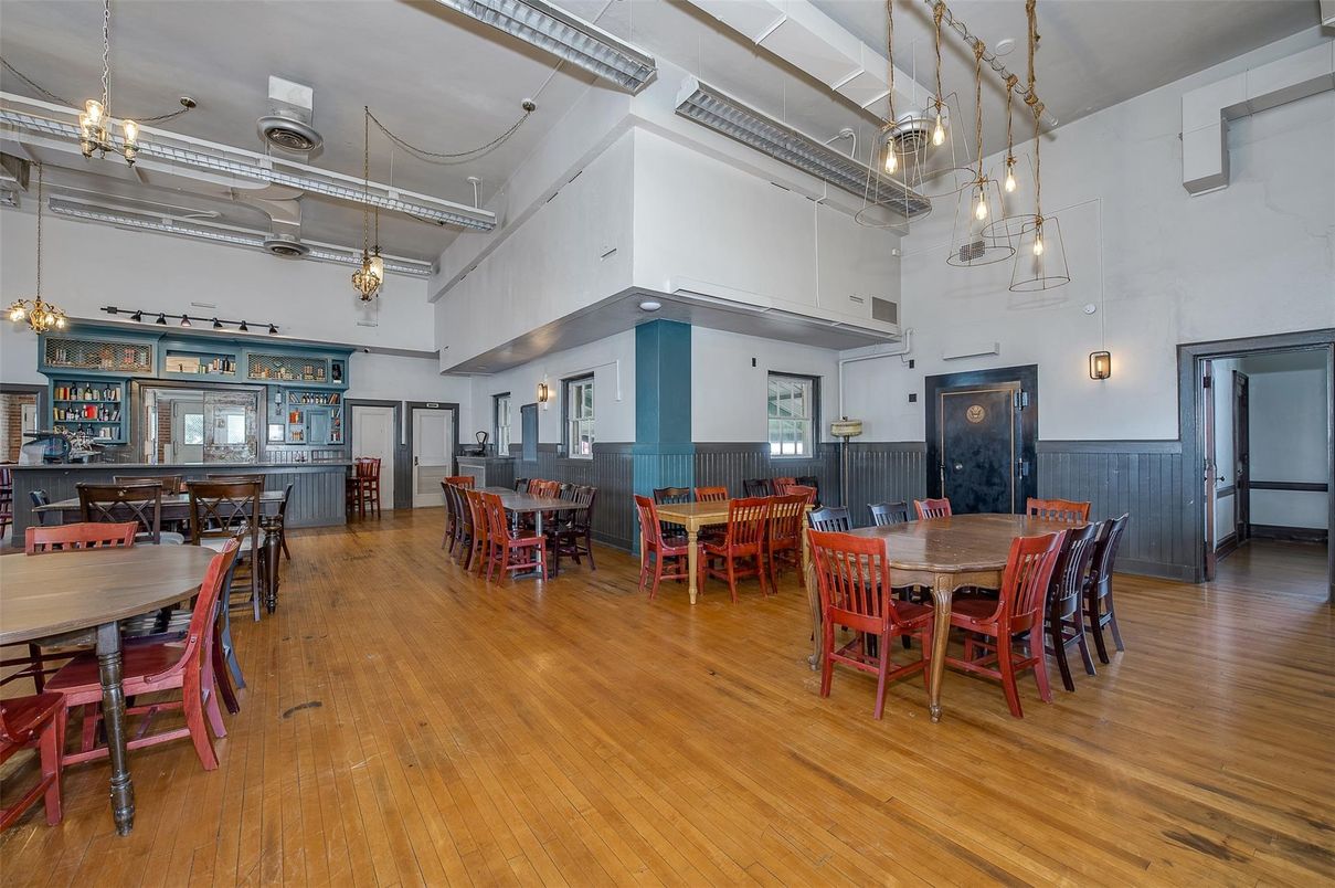 Chandelier, Dining room, Interior, Pendant Lights, Wood Texture Flooring