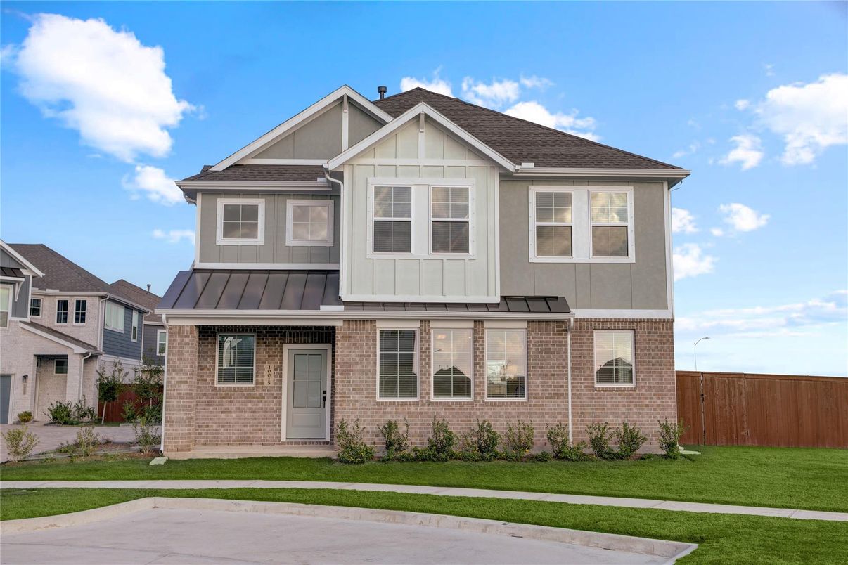 Exterior, Facade, Brick Facade, Farmhouse