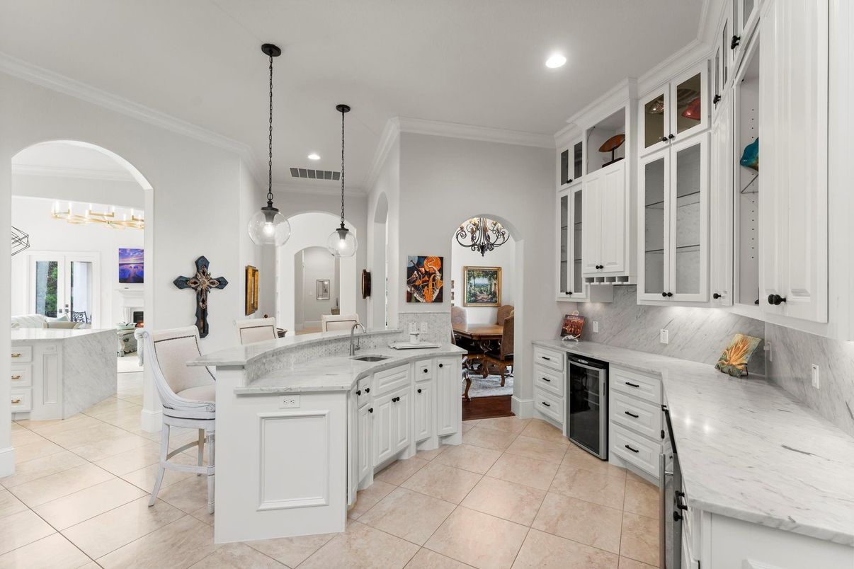 Interior, Kitchen, Pendant Lights, Recessed Lighting