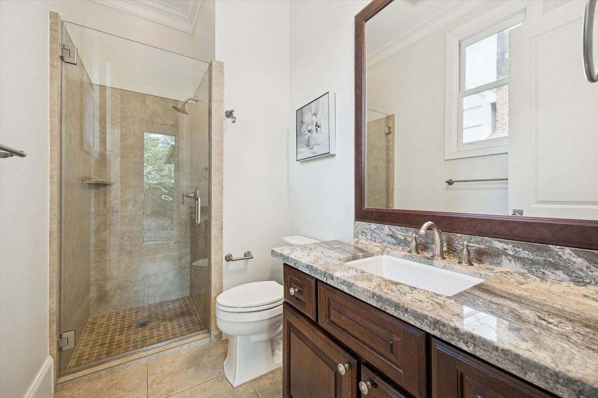 Bathroom, Glass Shower, Interior