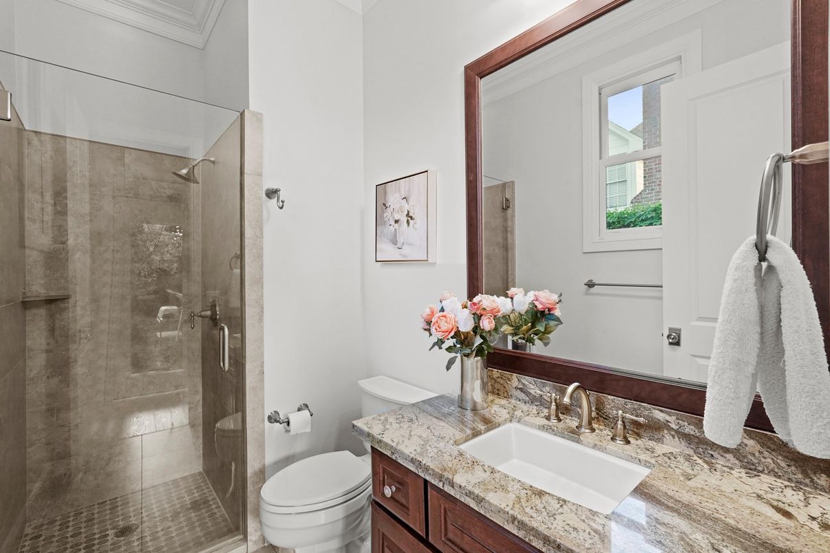 Bathroom, Glass Shower, Interior