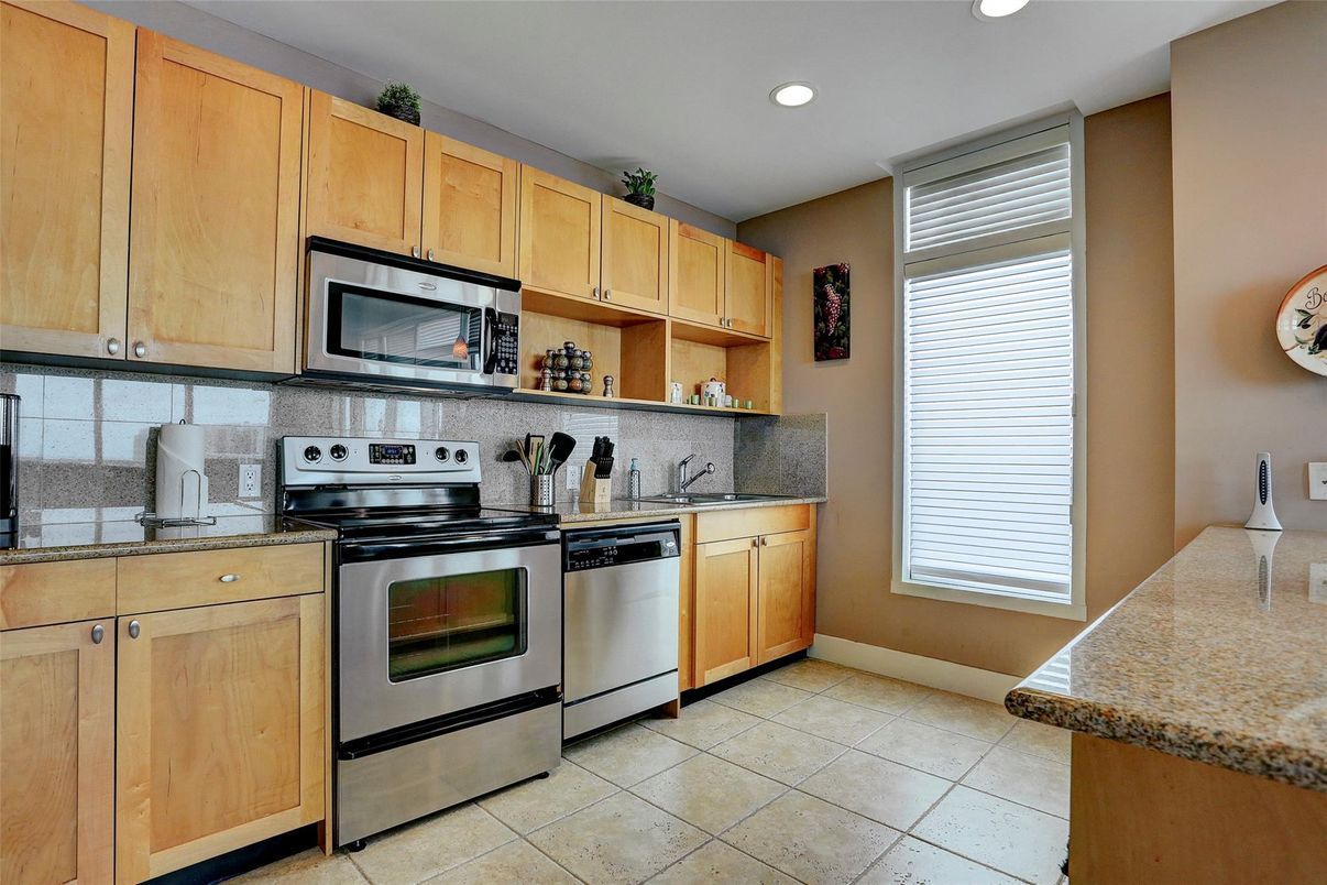 Interior, Kitchen, Recessed Lighting, Stainless Steel Appliances