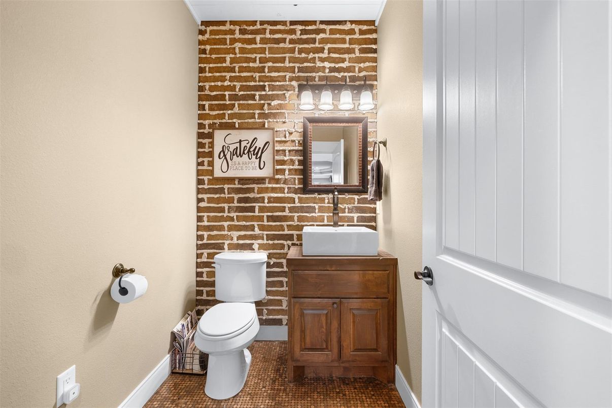 Bathroom, Interior, Stone Walls