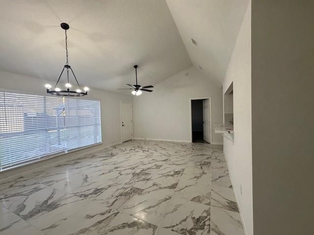 Chandelier, Empty room, Interior, Marble, Pendant Lights