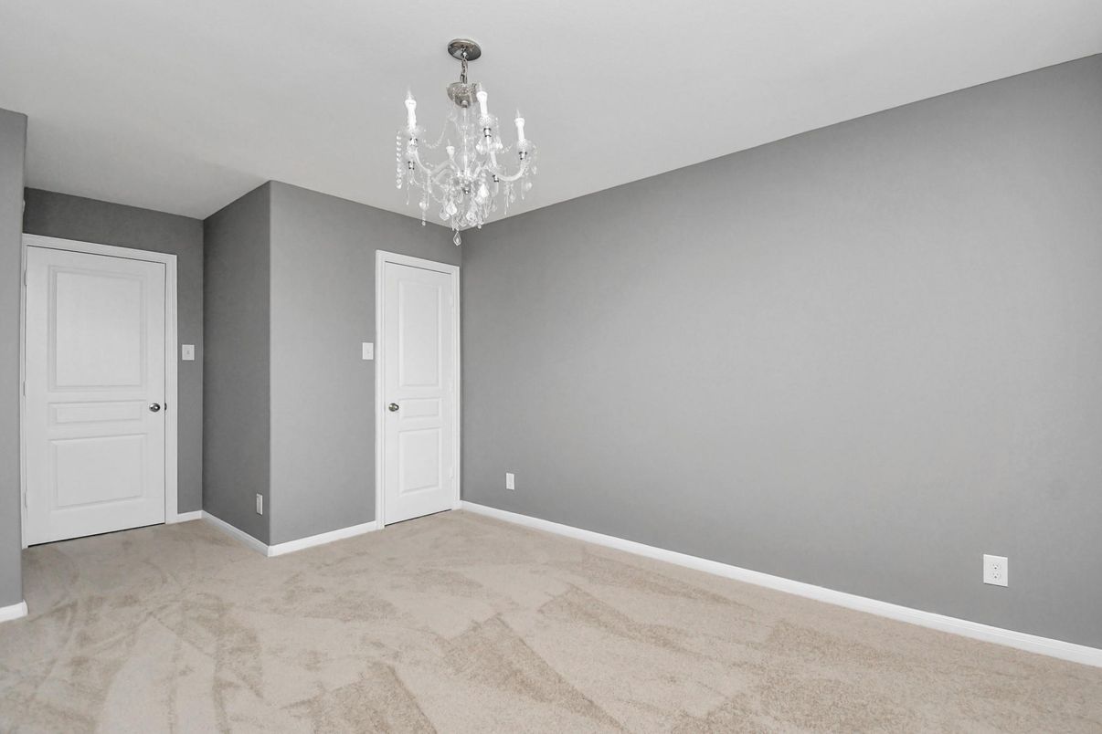 Chandelier, Empty room, Interior