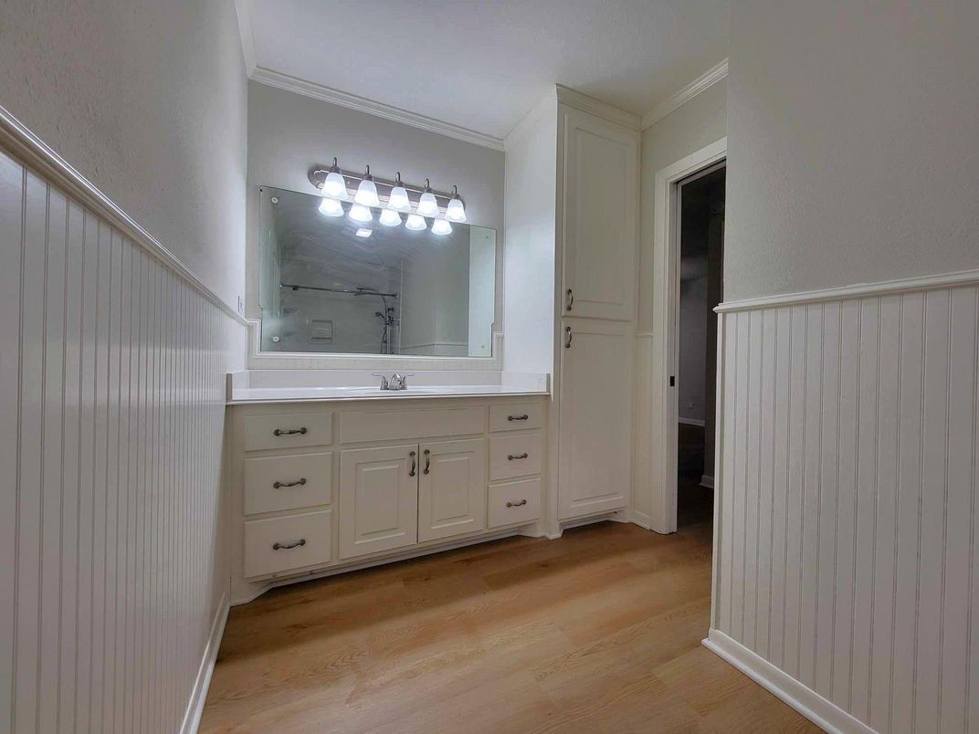 Bathroom, Interior, Wood Texture Flooring