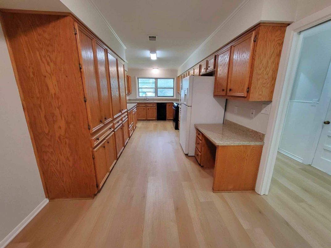 Interior, Kitchen, Wood Texture Flooring