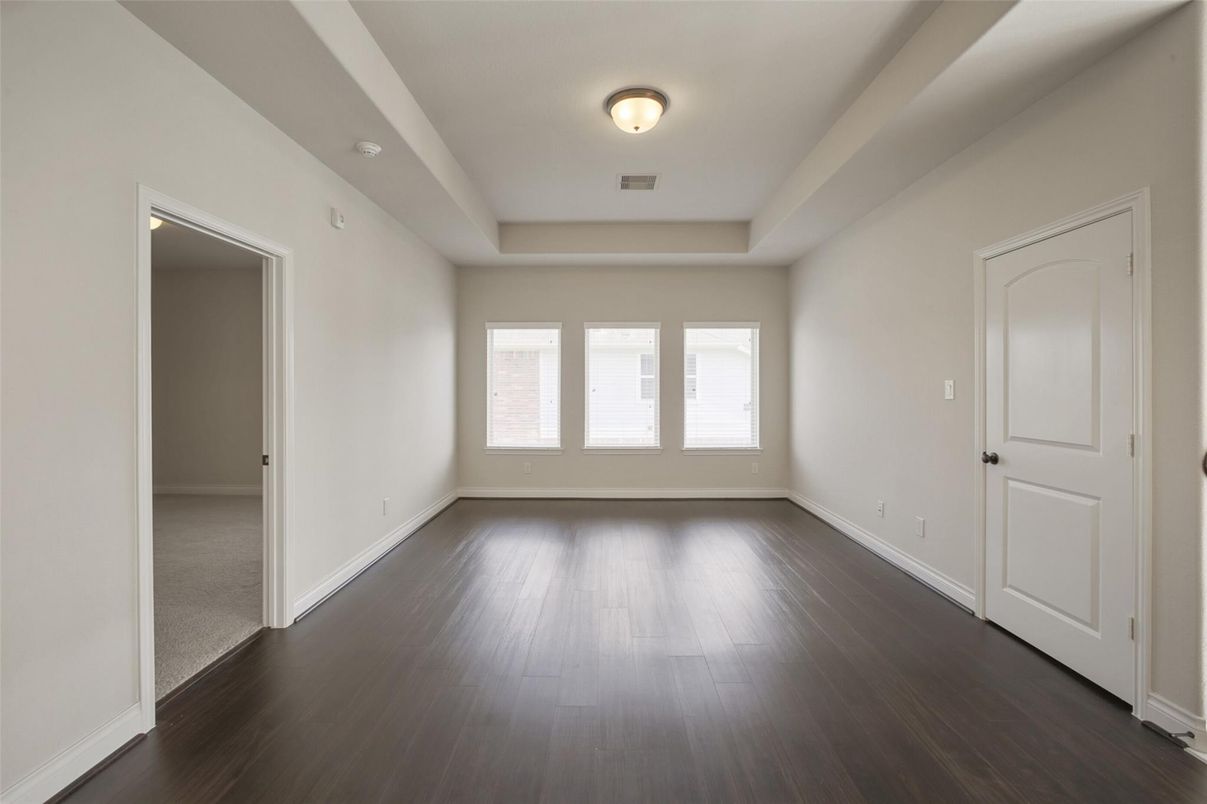 Empty room, Interior, Wood Texture Flooring