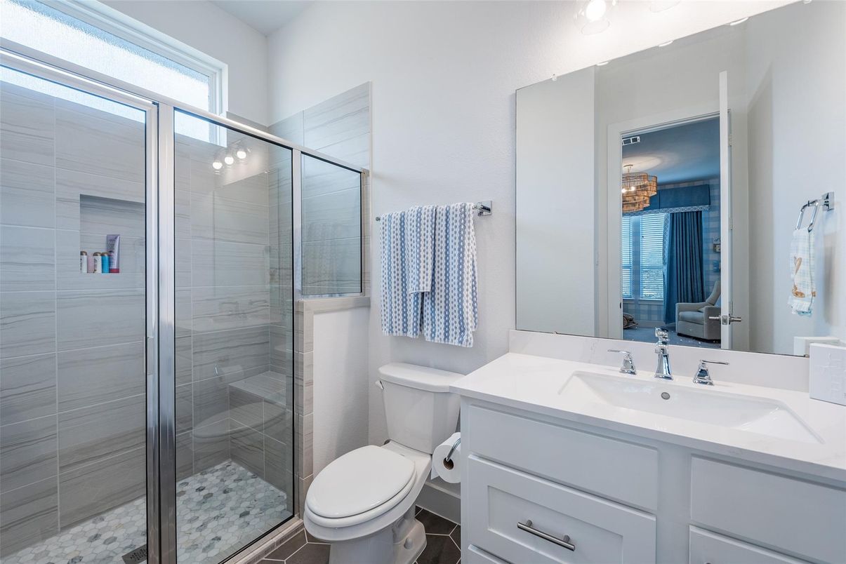 Bathroom, Glass Shower, Interior