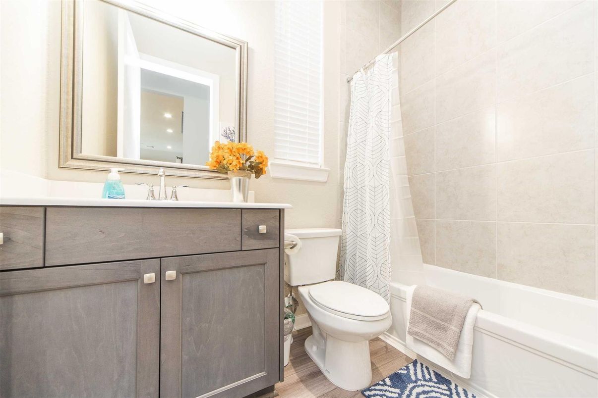 Bathroom, Interior, Wood Texture Flooring