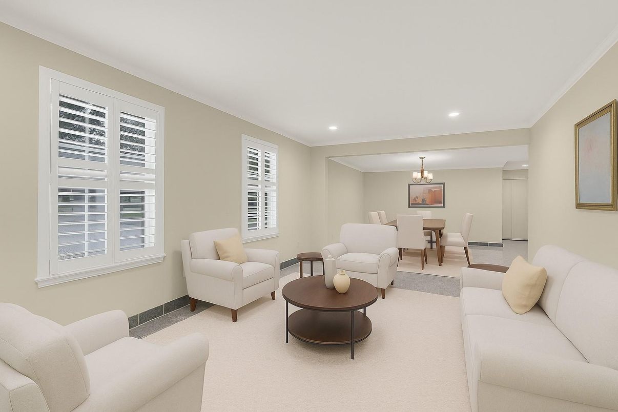 Chandelier, Dining room, Interior, Living room, Recessed Lighting