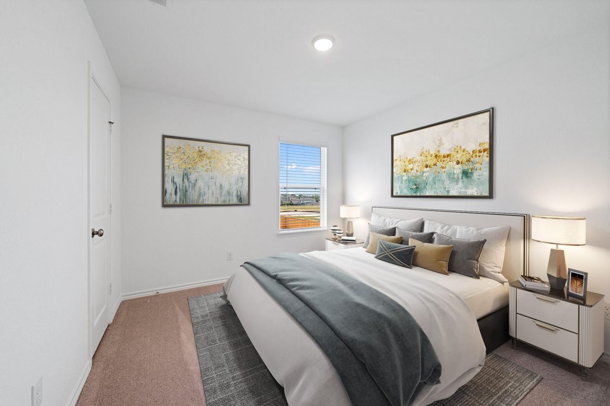 Bedroom, Interior, Recessed Lighting