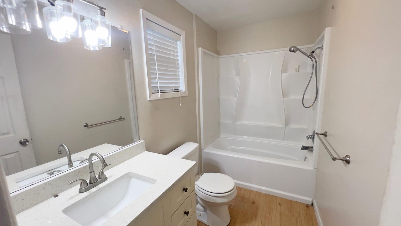 Bathroom, Interior, Wood Texture Flooring