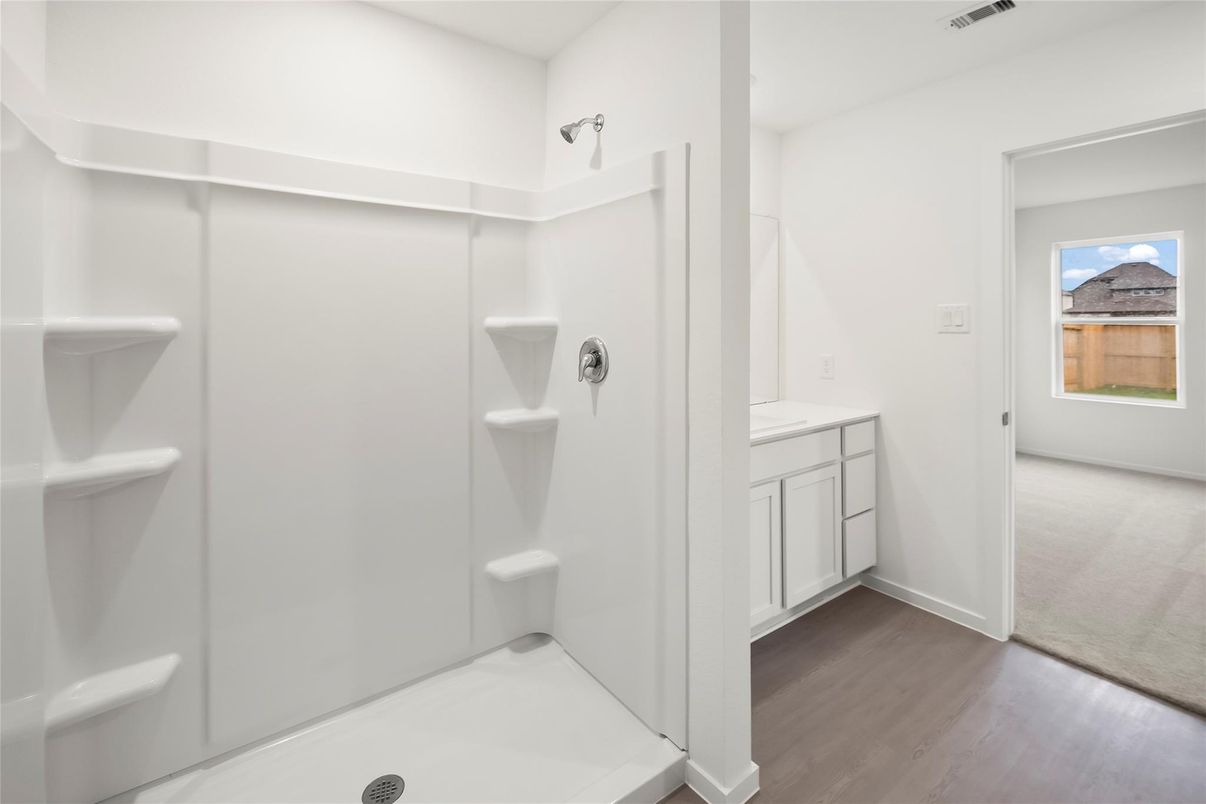 Bathroom, Interior, Wood Texture Flooring