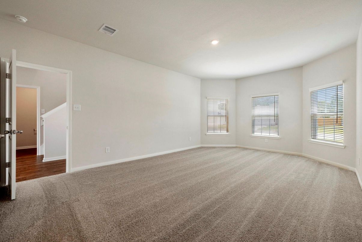 Empty room, Interior, Recessed Lighting
