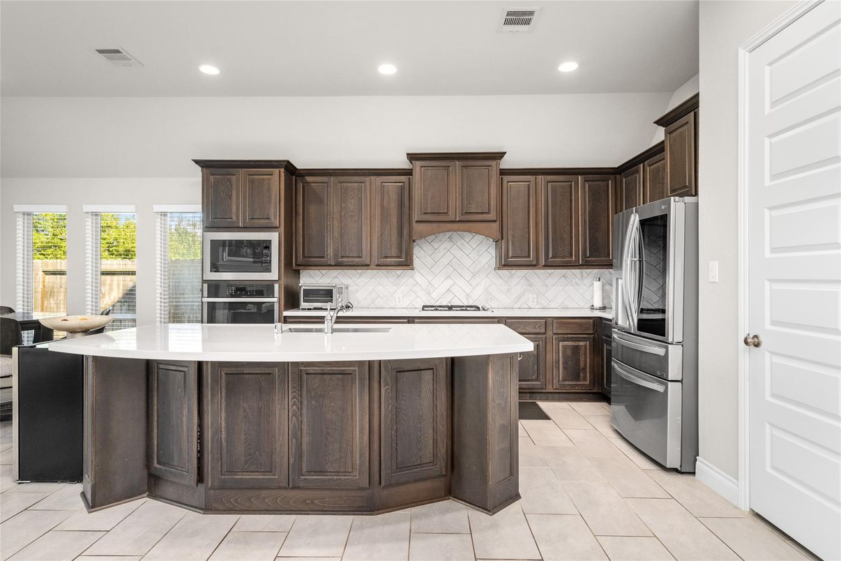 Interior, Kitchen, Recessed Lighting, Stainless Steel Appliances