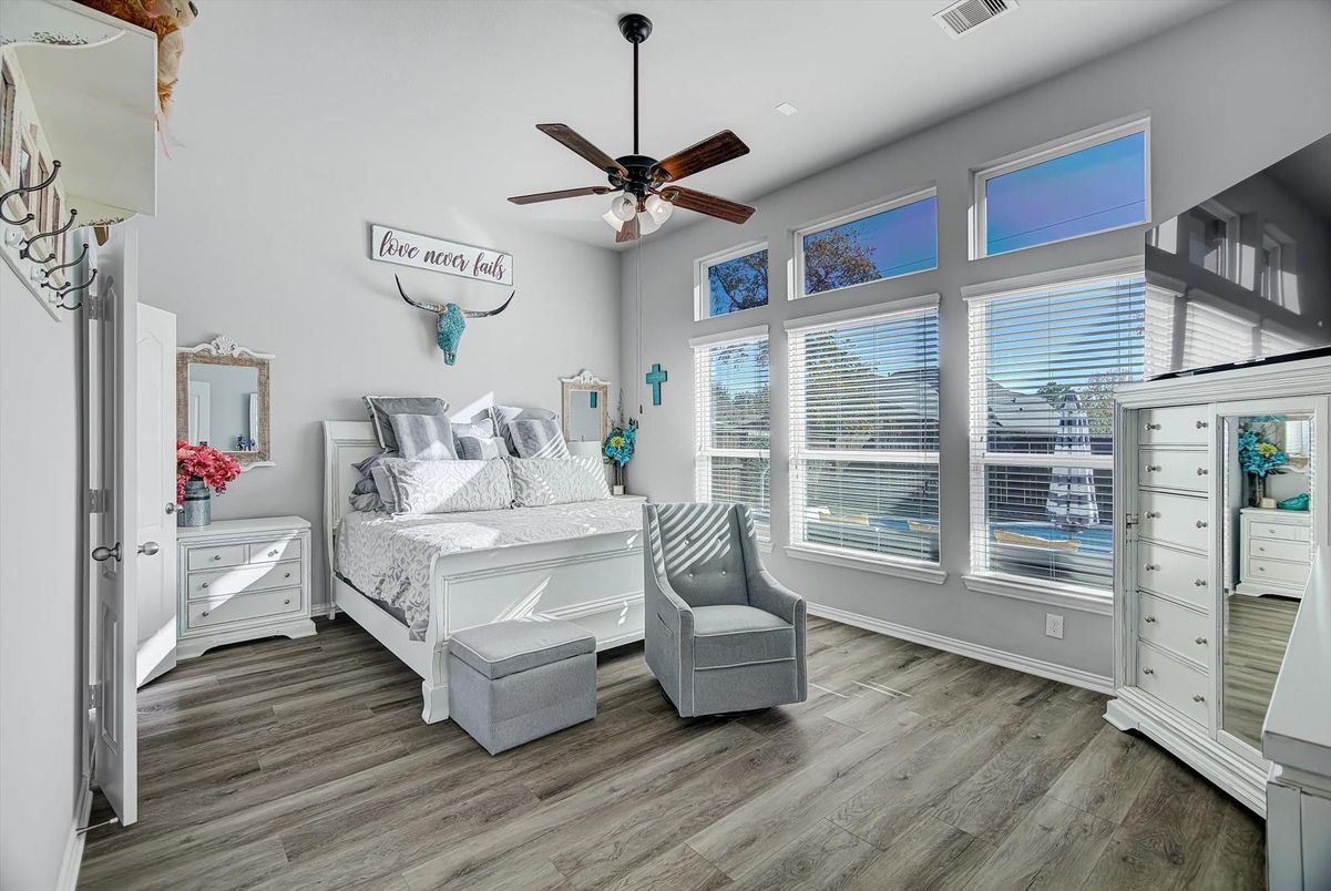 Bedroom, Interior, Wood Texture Flooring