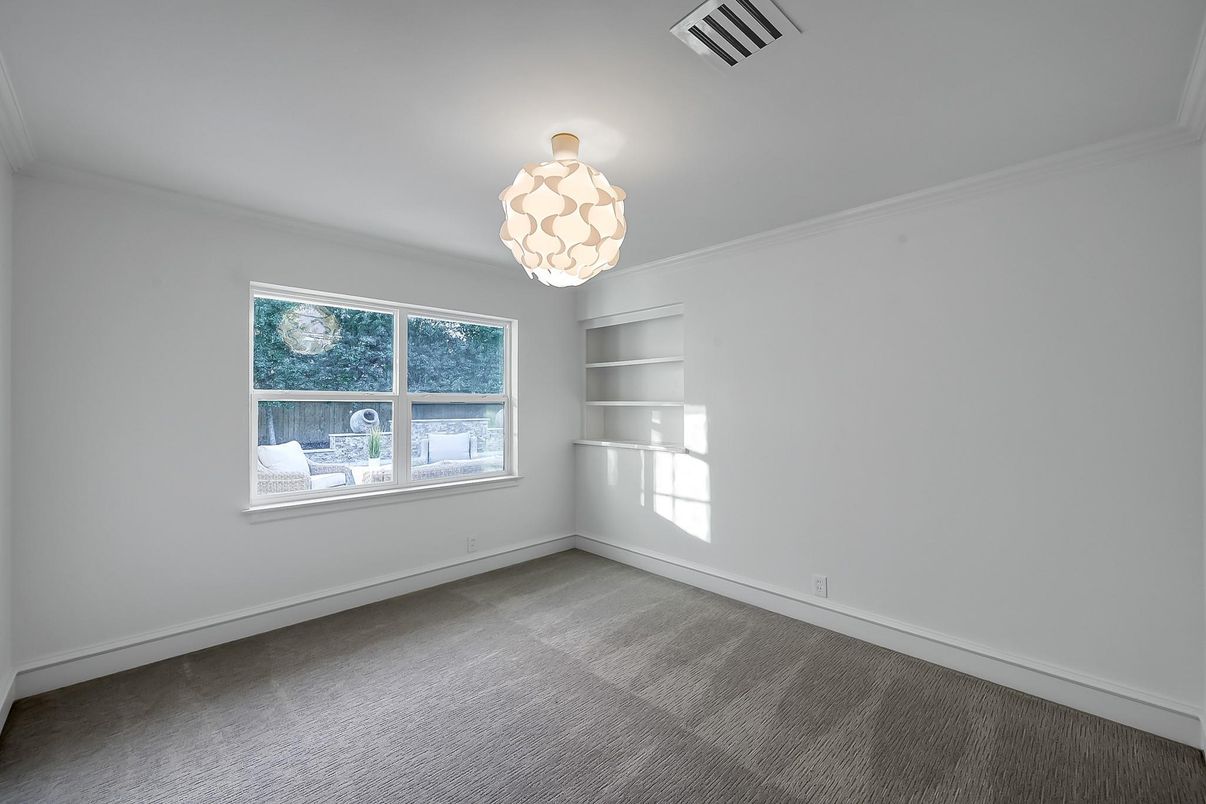 Chandelier, Empty room, Interior