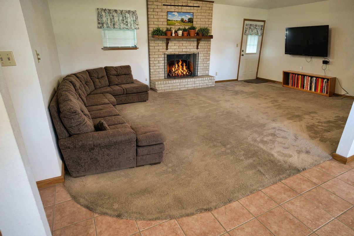 Fireplace, Interior, Living room, Stone Walls