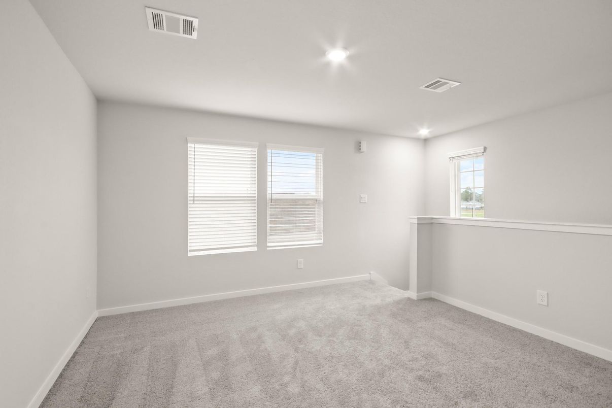 Empty room, Interior, Recessed Lighting