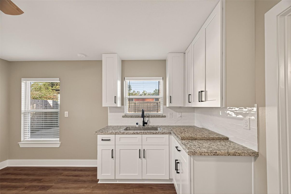 Interior, Kitchen, Wood Texture Flooring