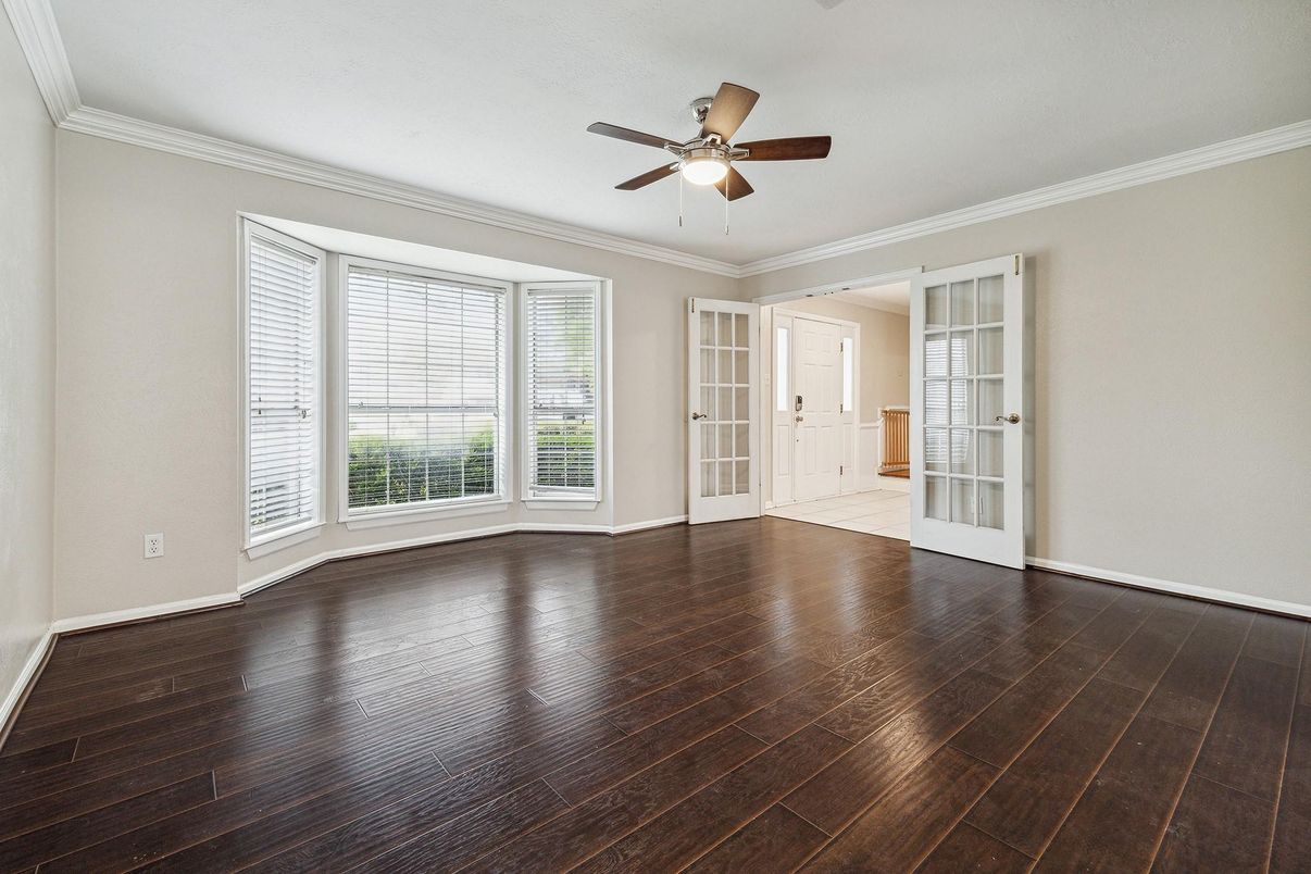Empty room, Interior, Wood Texture Flooring