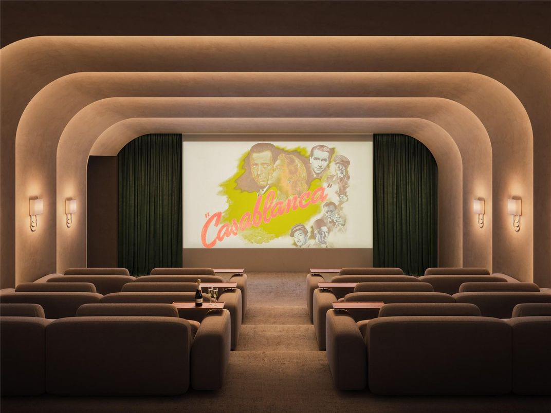 Interior, Projection Screen, Theatre Room