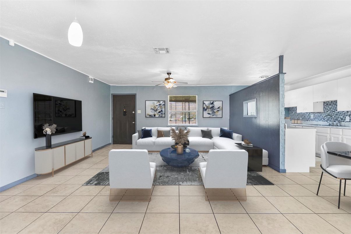 Interior, Kitchen, Living room, Pendant Lights