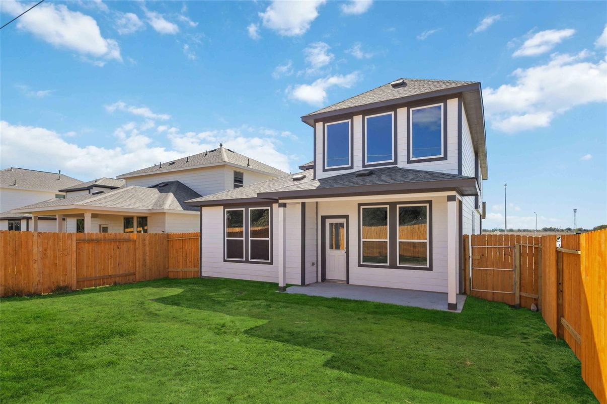 Backyard, Exterior, Facade, Mediterranean