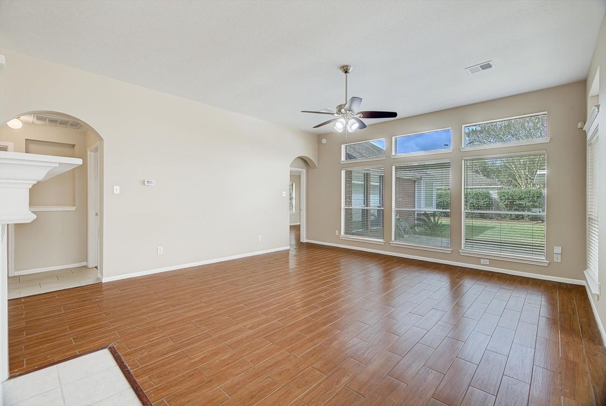 Empty room, Interior, Wood Texture Flooring
