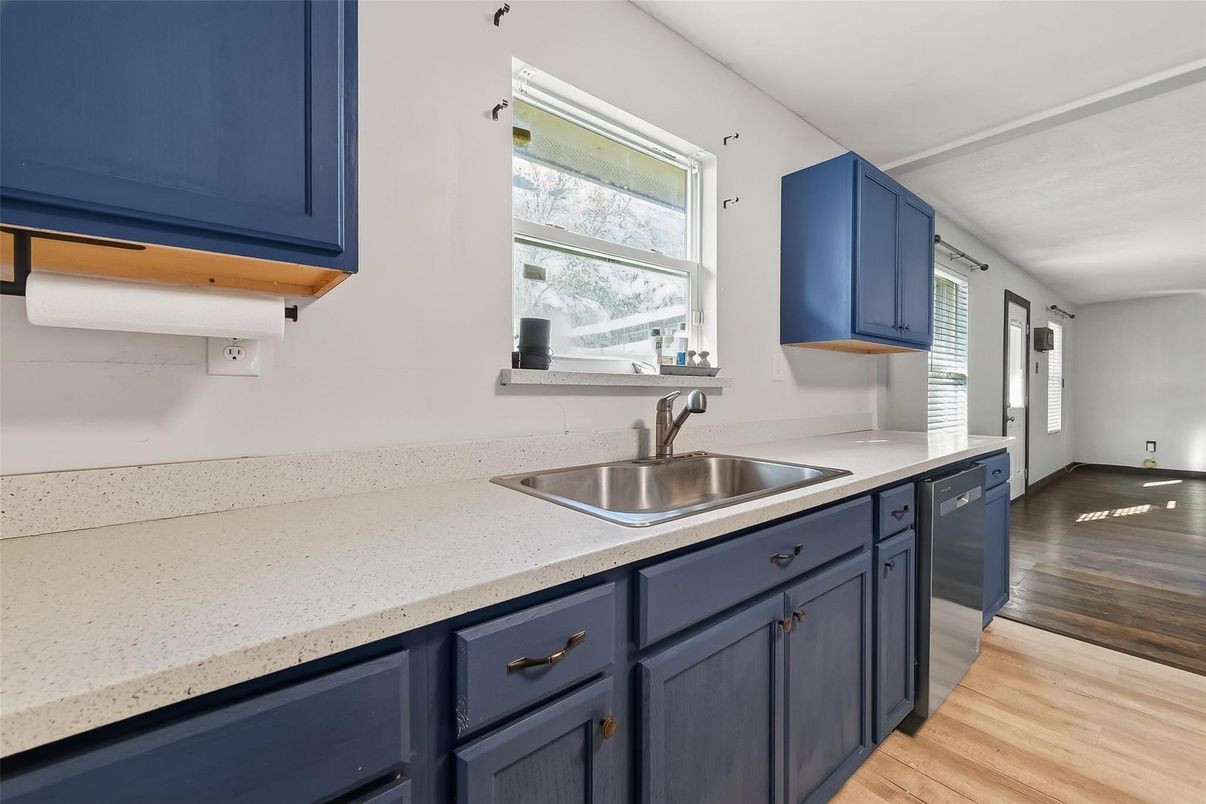 Interior, Kitchen, Wood Texture Flooring