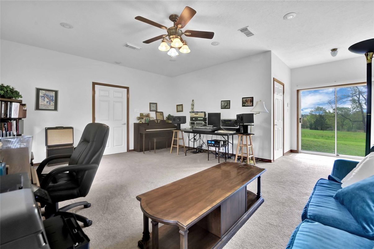 Home Office, Interior, Recessed Lighting