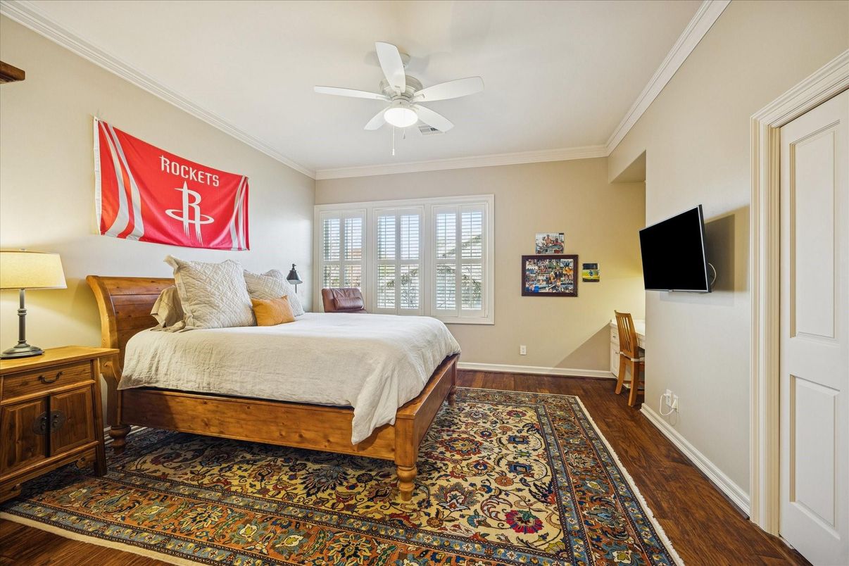 Bedroom, Interior, Wood Texture Flooring