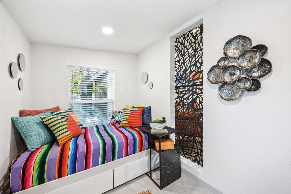 Bedroom, Interior, Recessed Lighting