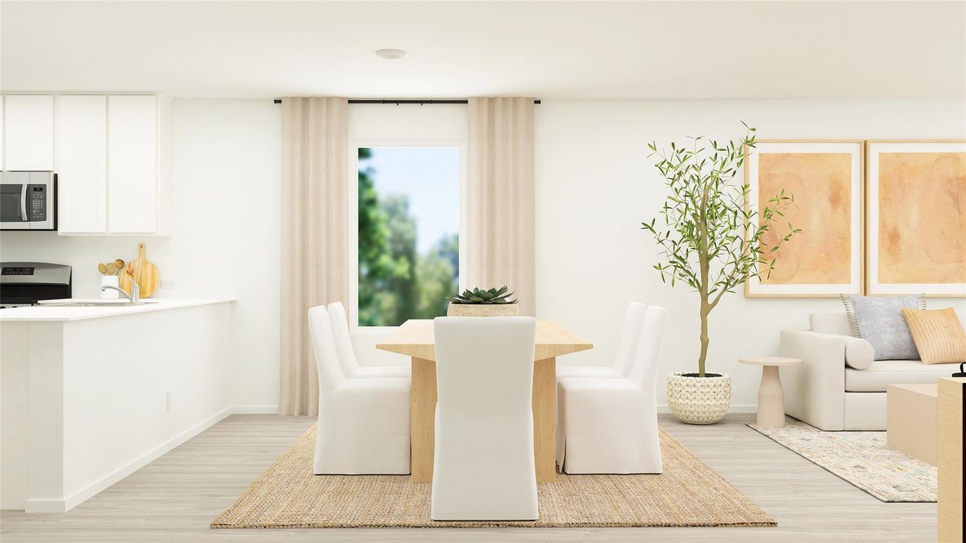 Dining room, Interior, Kitchen, Wood Texture Flooring
