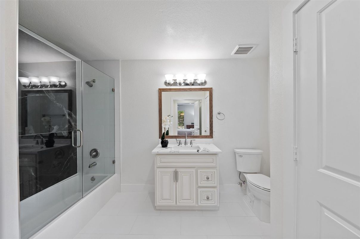 Bathroom, Glass Shower, Interior