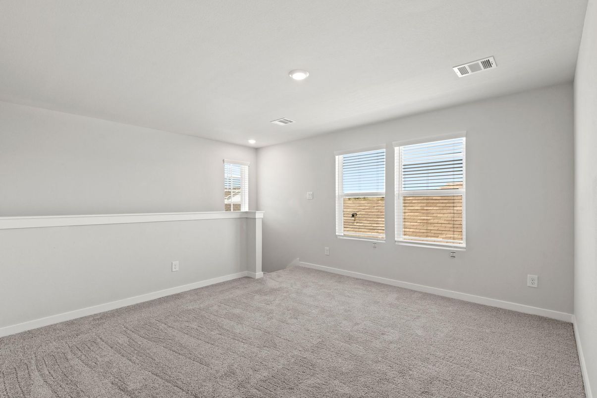 Empty room, Interior, Recessed Lighting
