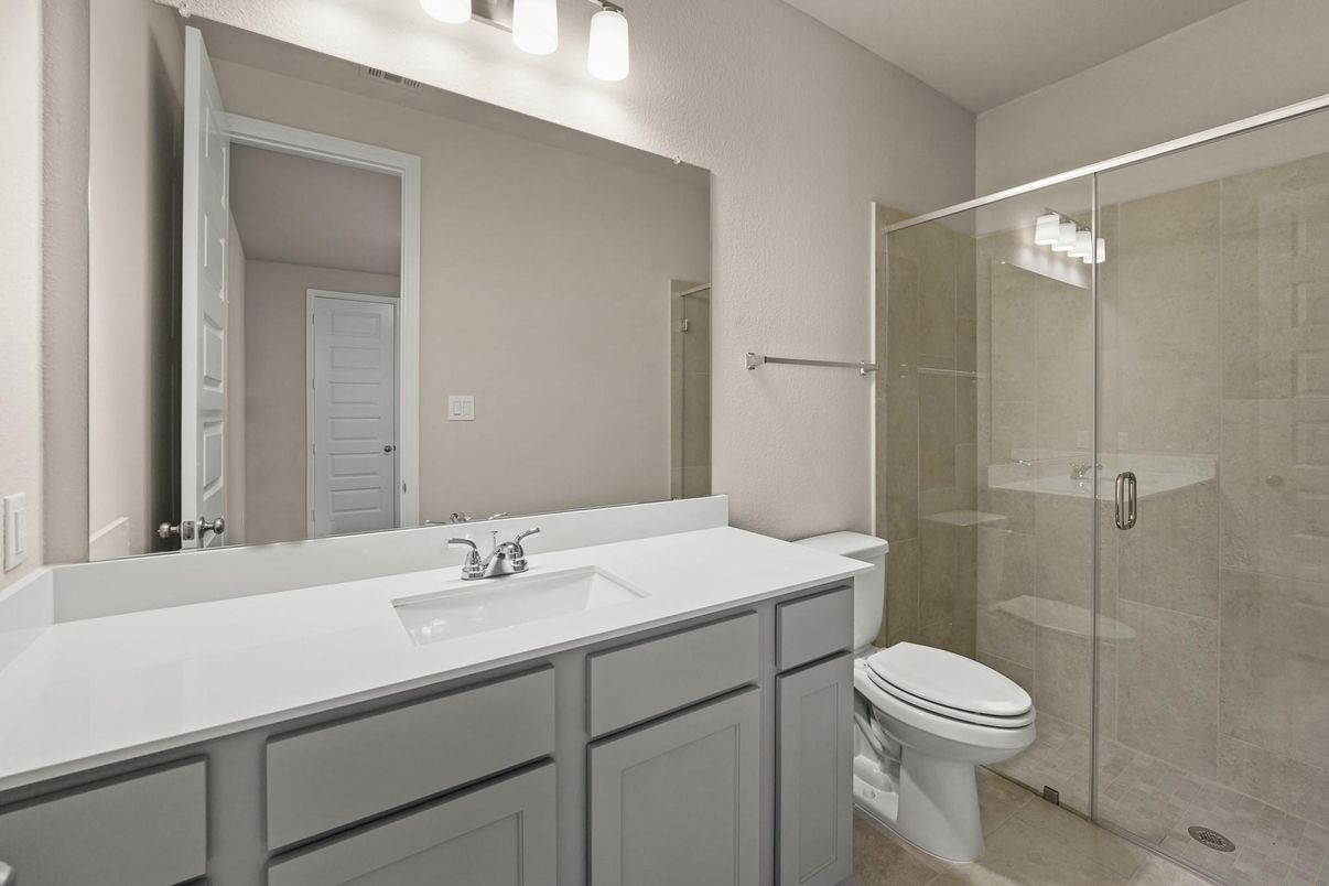 Bathroom, Glass Shower, Interior