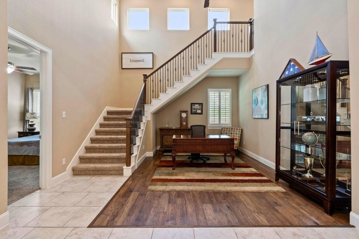 Home Office, Interior, Wood Texture Flooring