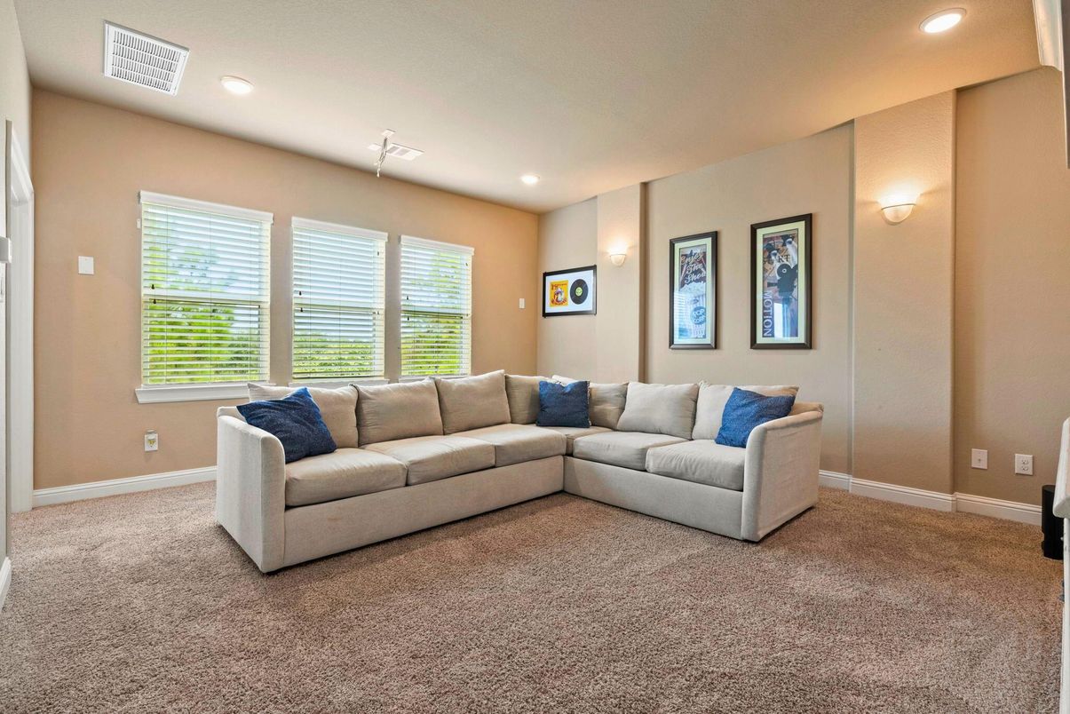 Interior, Living room, Recessed Lighting