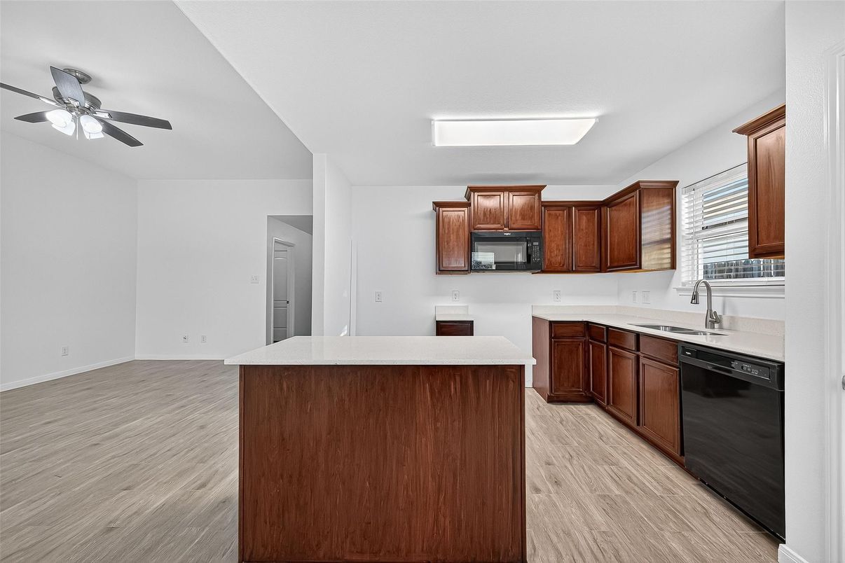 Interior, Kitchen, Wood Texture Flooring