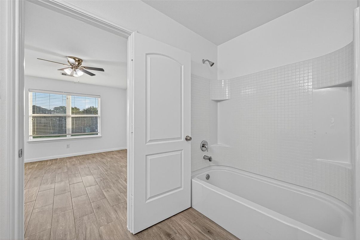 Bathroom, Interior, Wood Texture Flooring