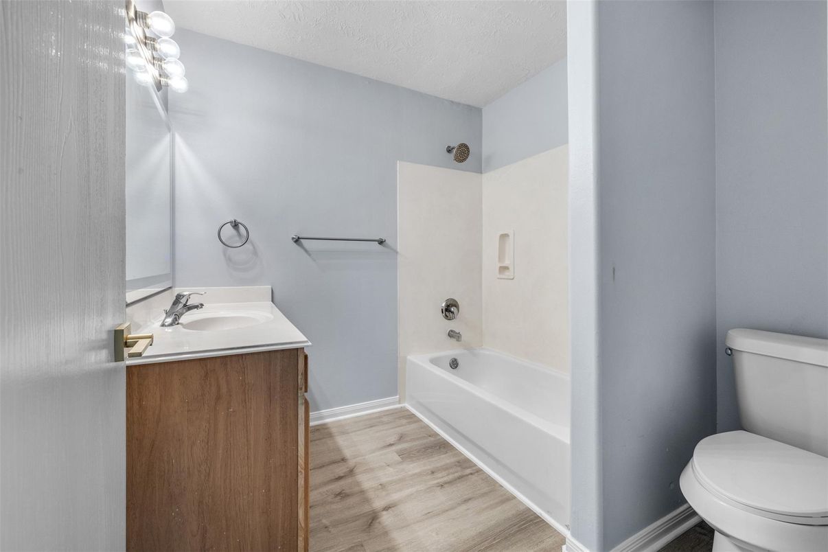 Bathroom, Interior, Wood Texture Flooring