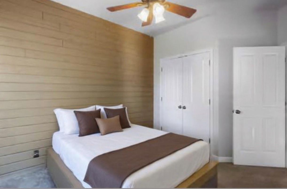 Bedroom, Interior, Wooden Walls