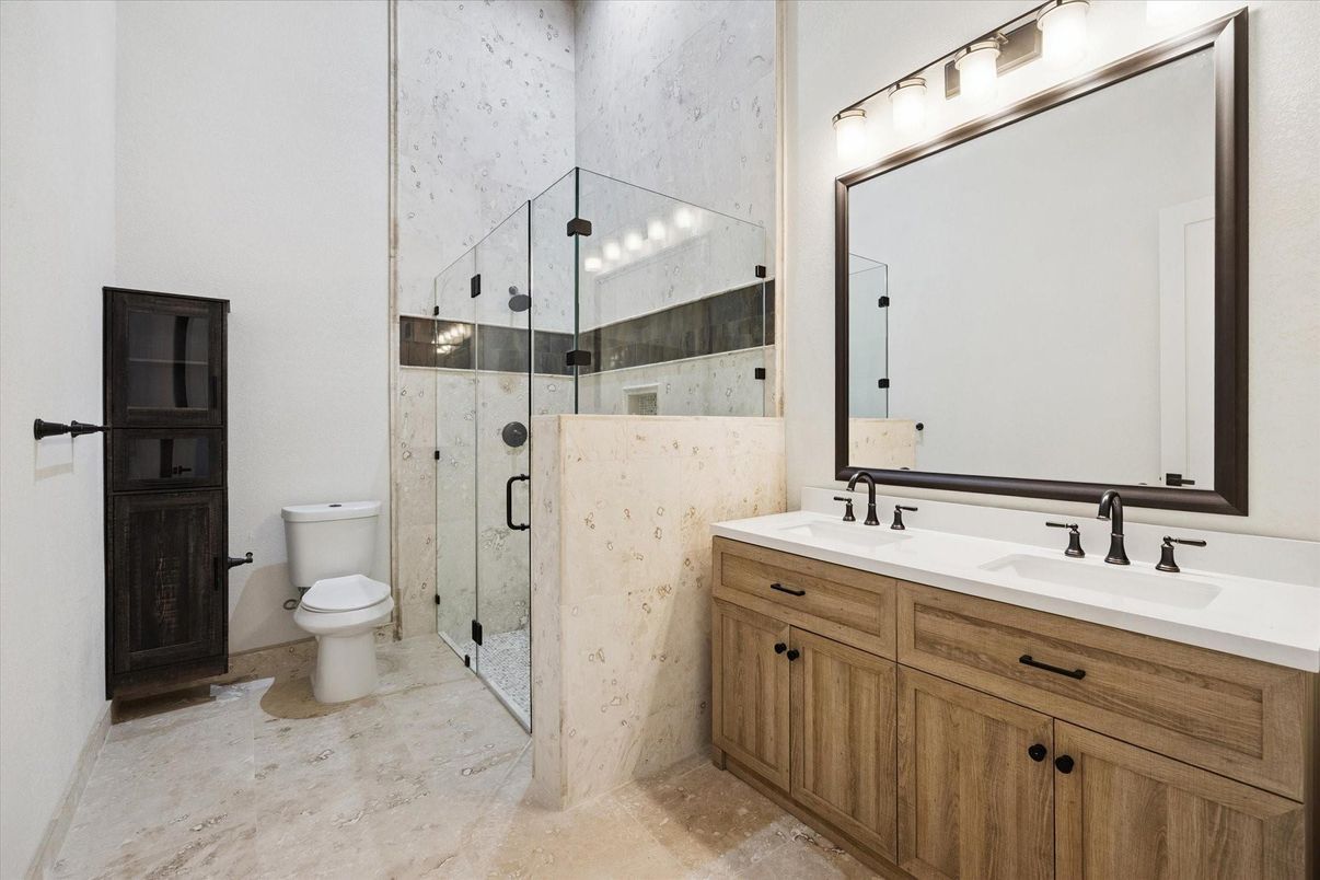 Bathroom, Glass Shower, Interior