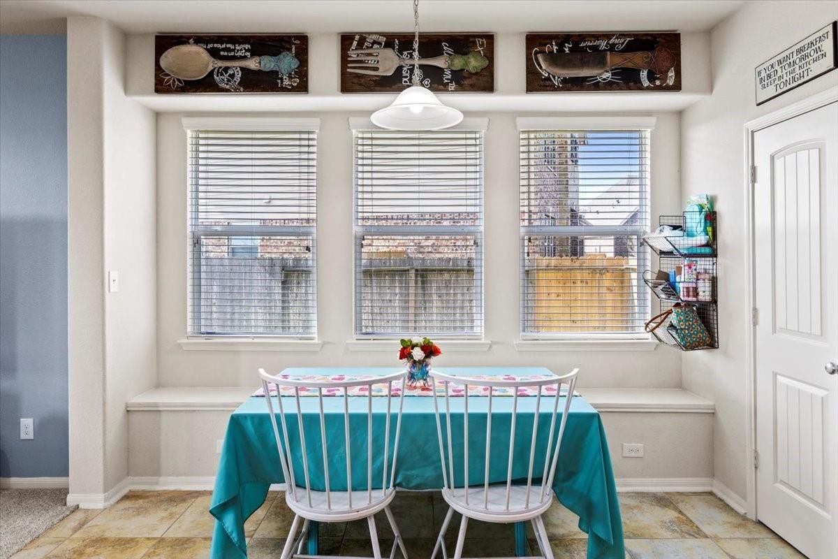 Dining room, Interior, Pendant Lights