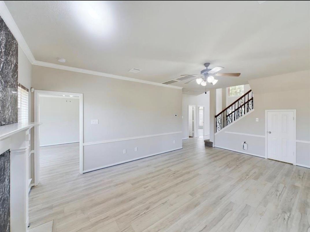 Empty room, Interior, Wood Texture Flooring