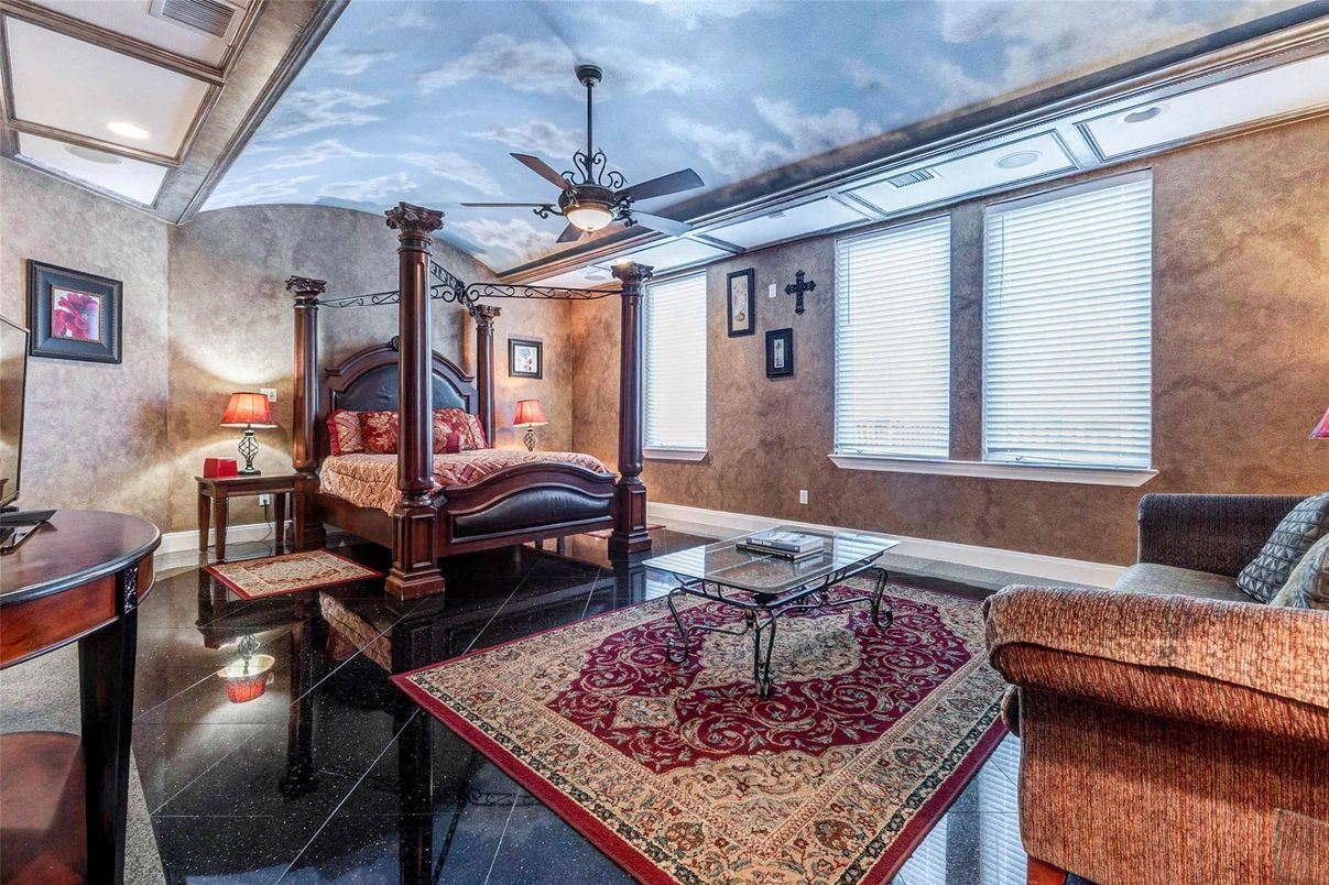 Bedroom, Interior, Recessed Lighting